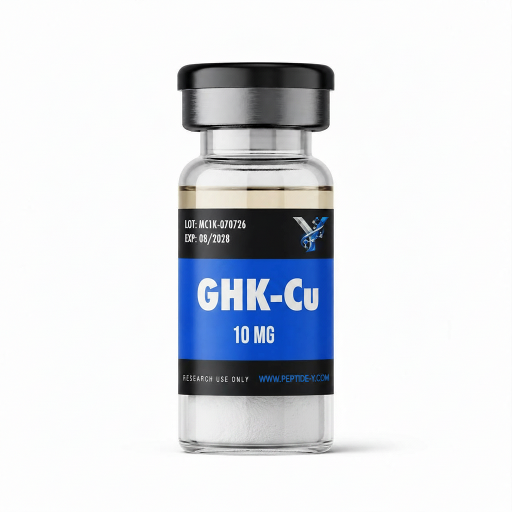 GHK-Cu 10 mg research lyophilized powder vial